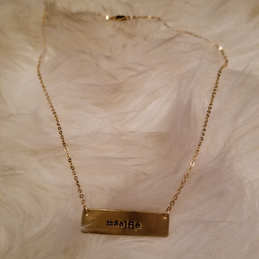 #selfie tag Necklace